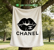 Chanel Throw Blankets